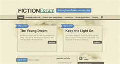 Desktop Screenshot of fictionforum.com