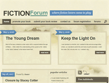 Tablet Screenshot of fictionforum.com